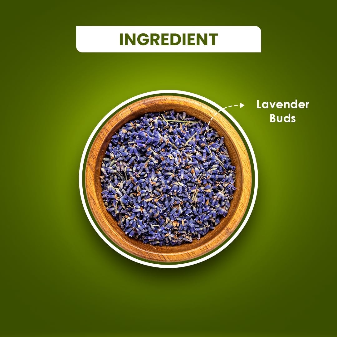BLUE TEA Lavender Flower Tea 30g | Caffeine Free Herbal Flower Tea 30+ Cups FS