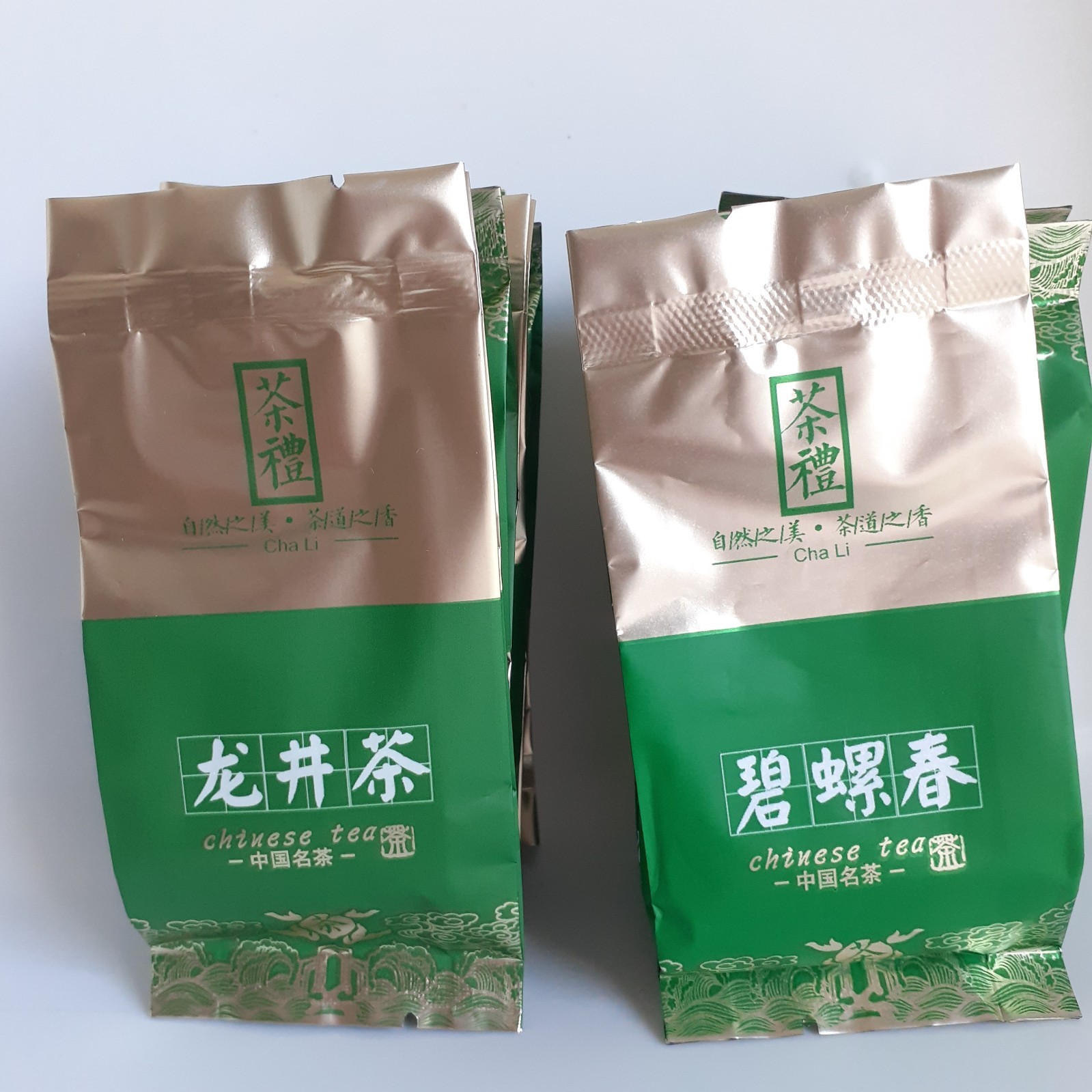 Longjing and Biluochun Loose Leaf Green Tea ( 12 packs)
