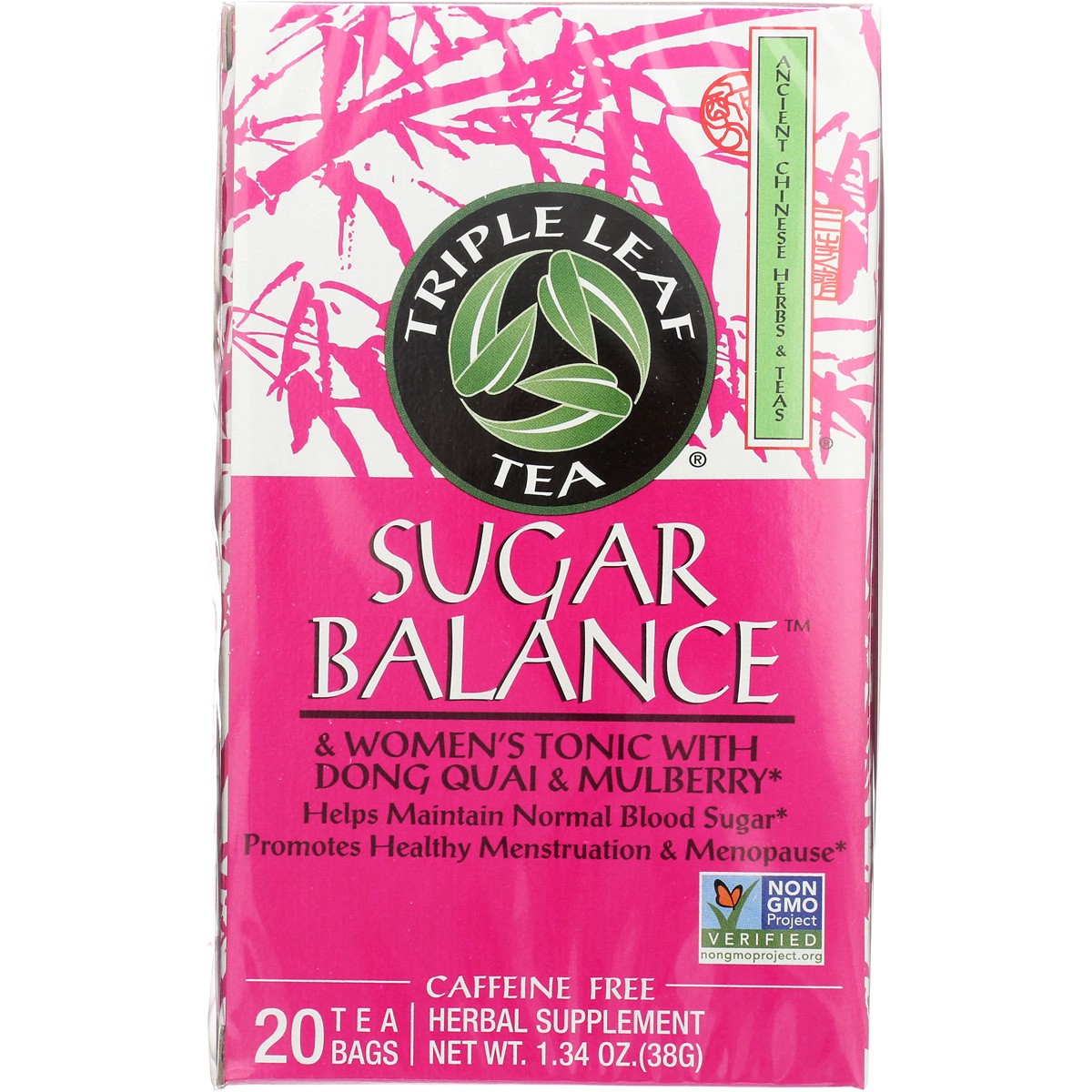 Triple Leaf Tea Sugar Balance Women’S Herbal 20 Bags Supplement 3 Pack