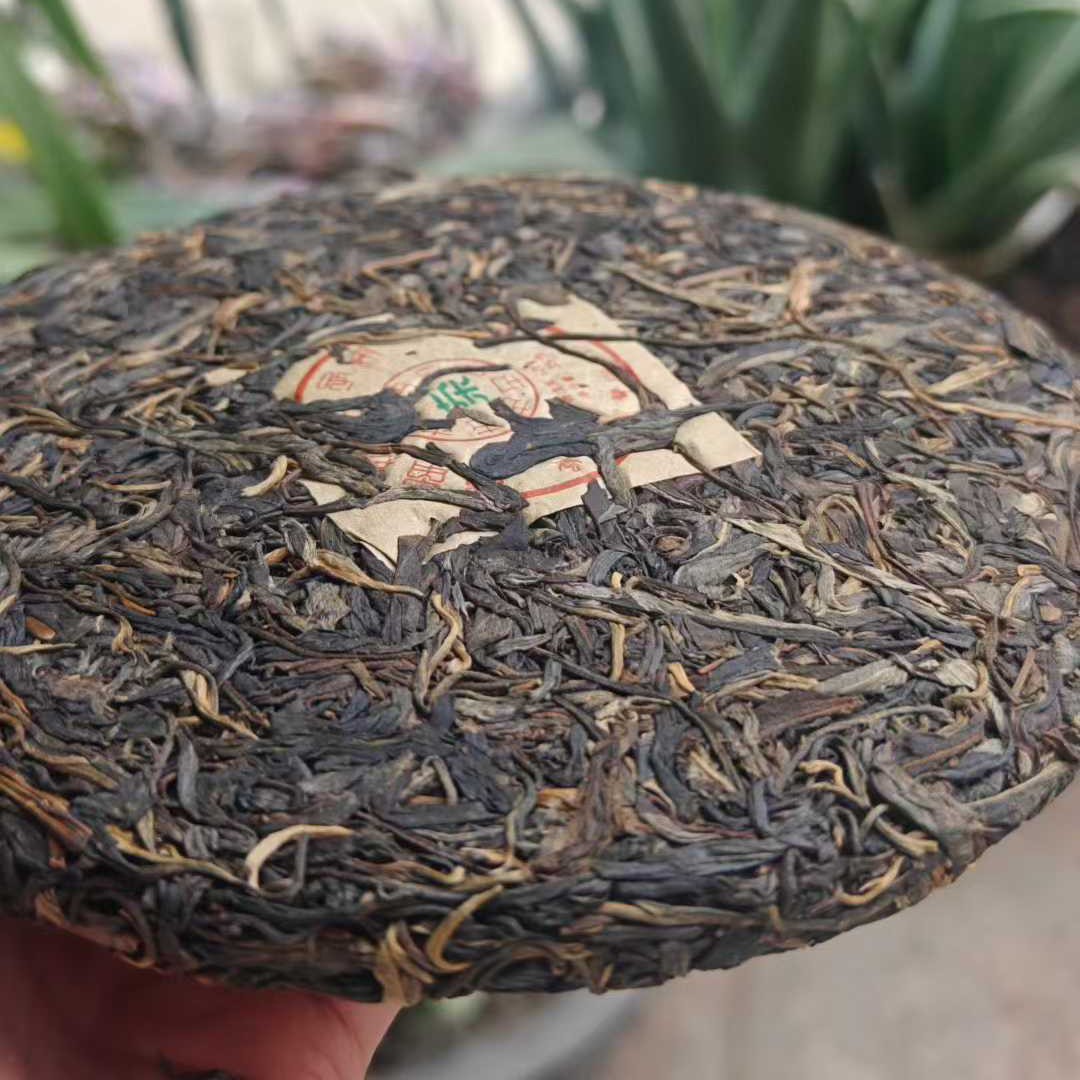 2003 Vintage Material Yiwu Ancient Tree Raw Pu-erh Tea Cake 357g – 2012Y