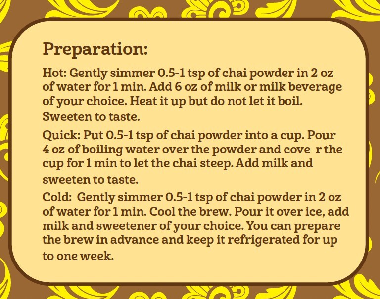 Golden Chai – Narural Turmeric-based Anti-inflammatory, Anti-oxidant Drink
