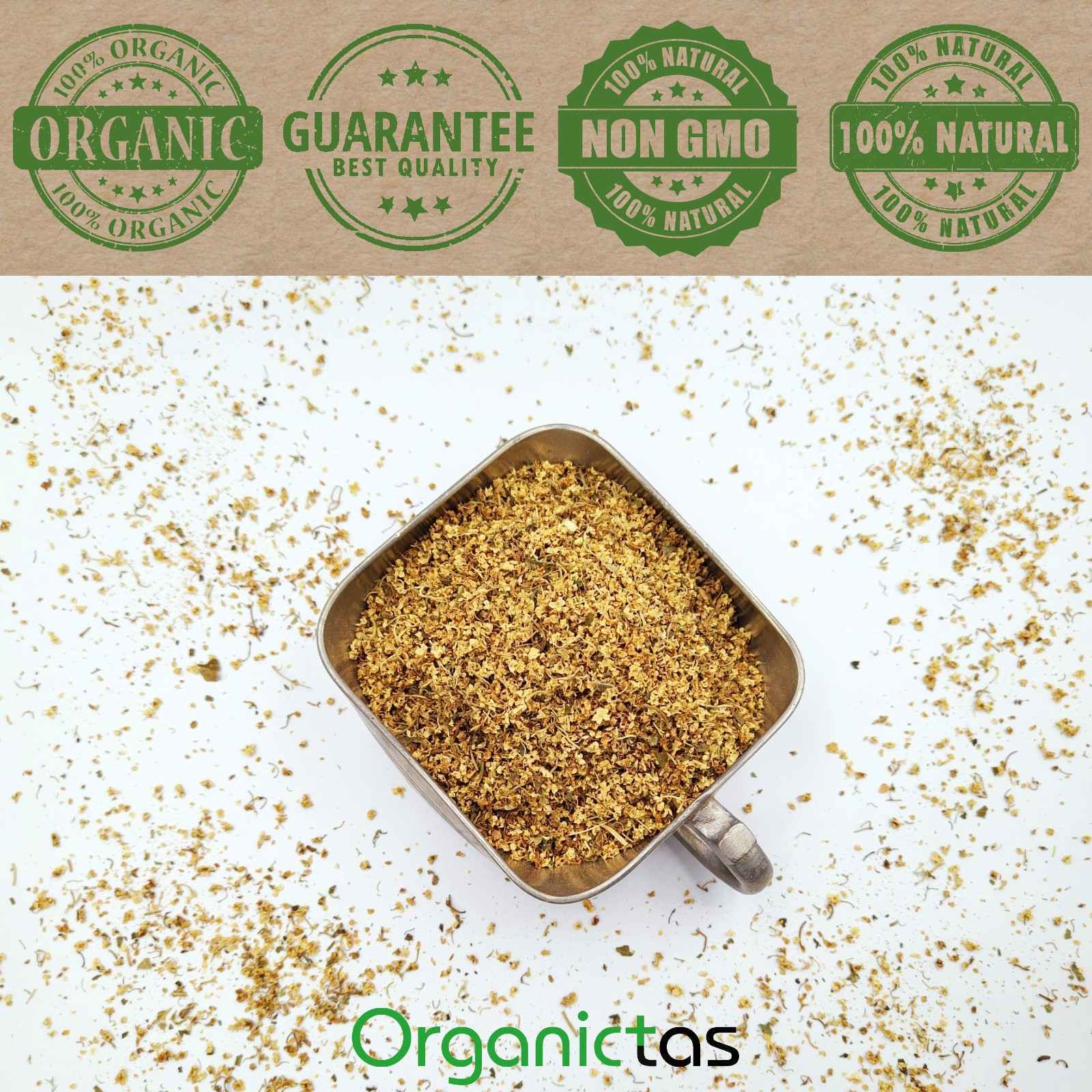 Organic Elder Flowers Tea Wild Harvest Elderflower Sambucus Nigra Dried Flower