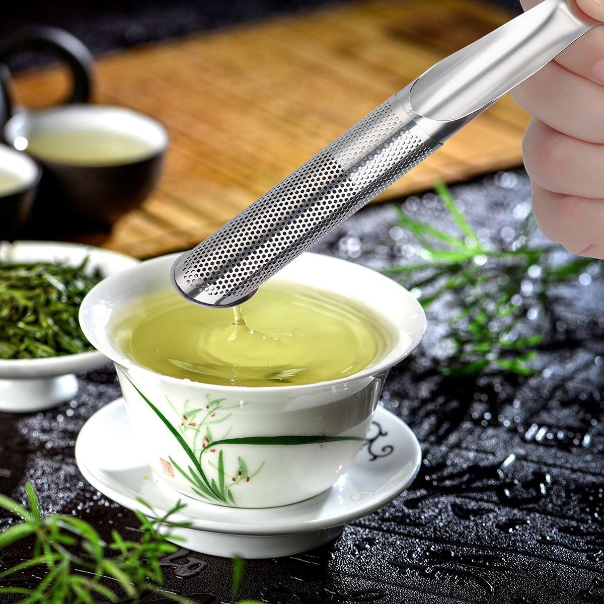 Stainless Steel Tea Infuser Loose Tea Leaf Strainer Herbal Spice Filter Diffuser