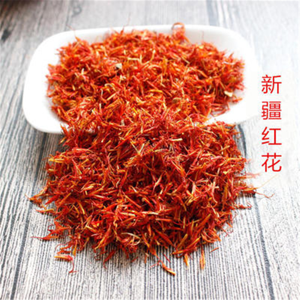 Premium Safflower Tea Natural Dried Saffron Herbal Drink