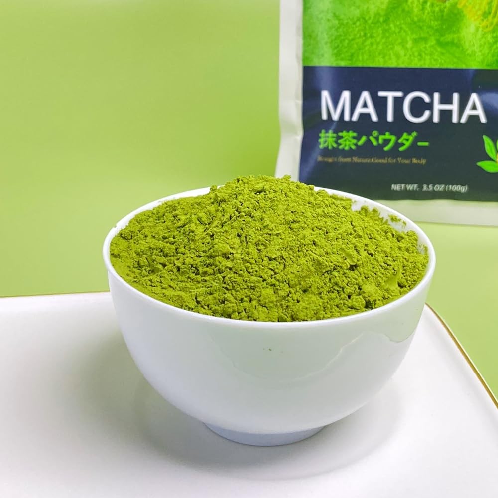XIEJINJI Matcha Powder – 100g (3.52 oz) – Versatile 3.52 Ounce (Pack of 1)
