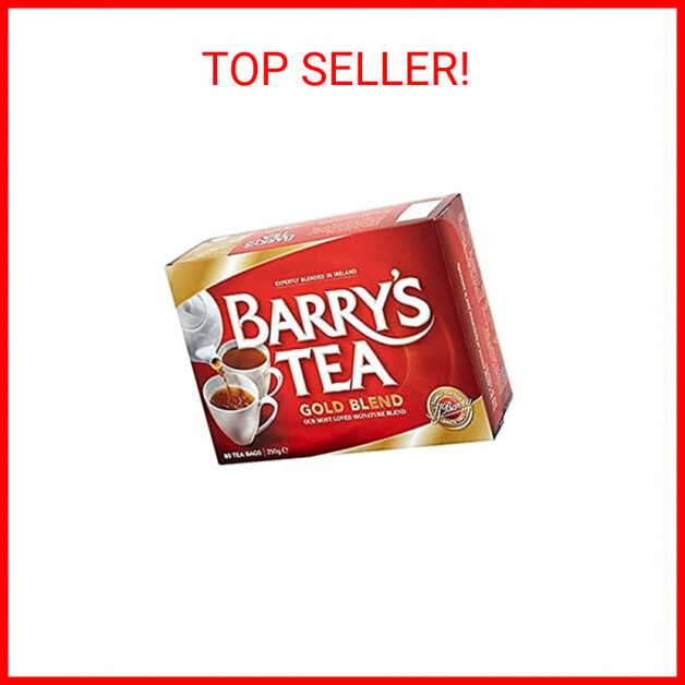 Barry’s Tea Gold Blend – 80 Teabags – 250g – Expertly Blended in Ireland