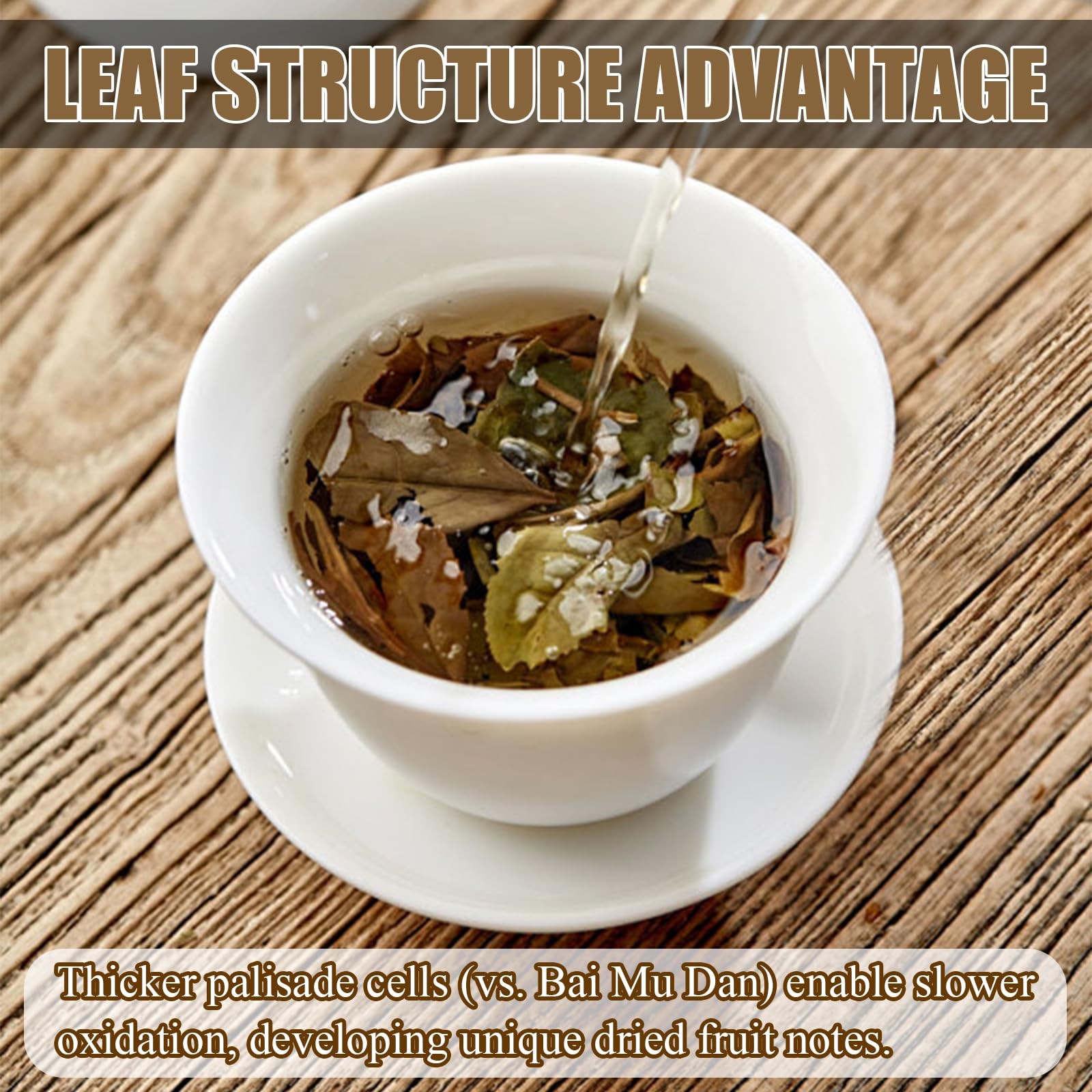 Organic White Tea Loose Leaf- Organic Loose Leaf Tea White Leaves Earthy Flav…