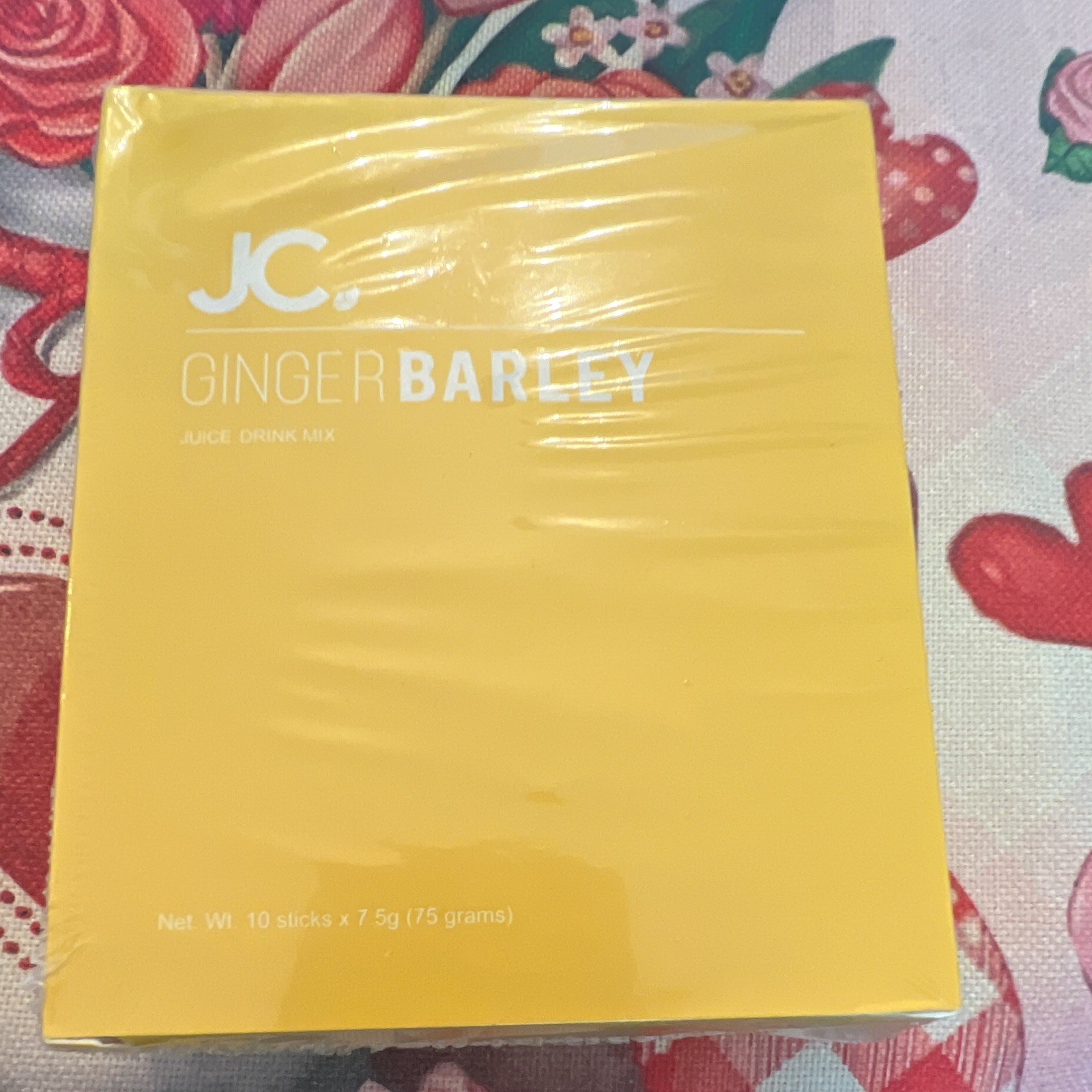 JC Ginger Barley Instant Drink Mix Powder, 10 Sticks x 7.5g (75g)