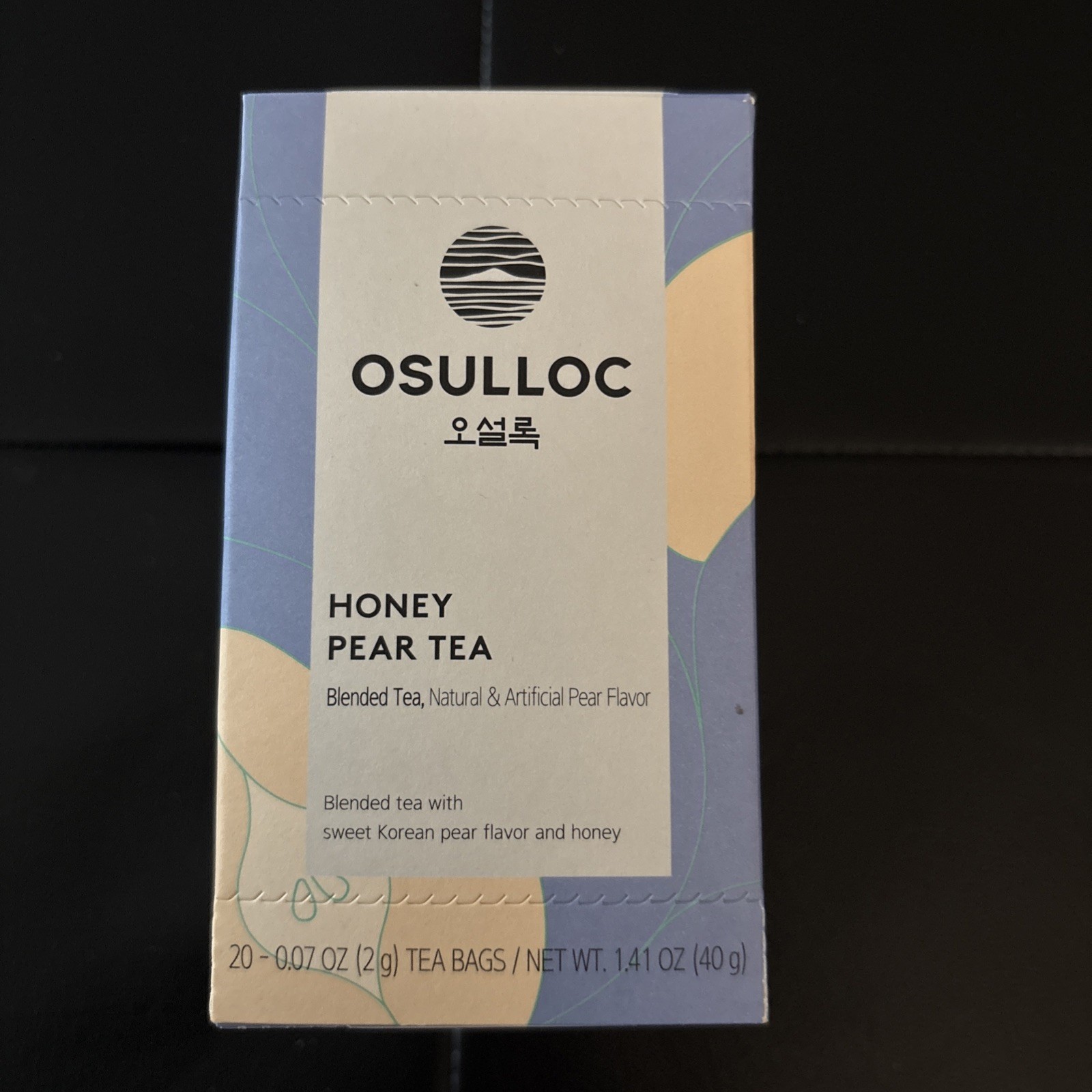 OSULLOC Honey Pear Tea (Sweet Pear & Honey Flavor), Fruit tea Blend, Premium Tea