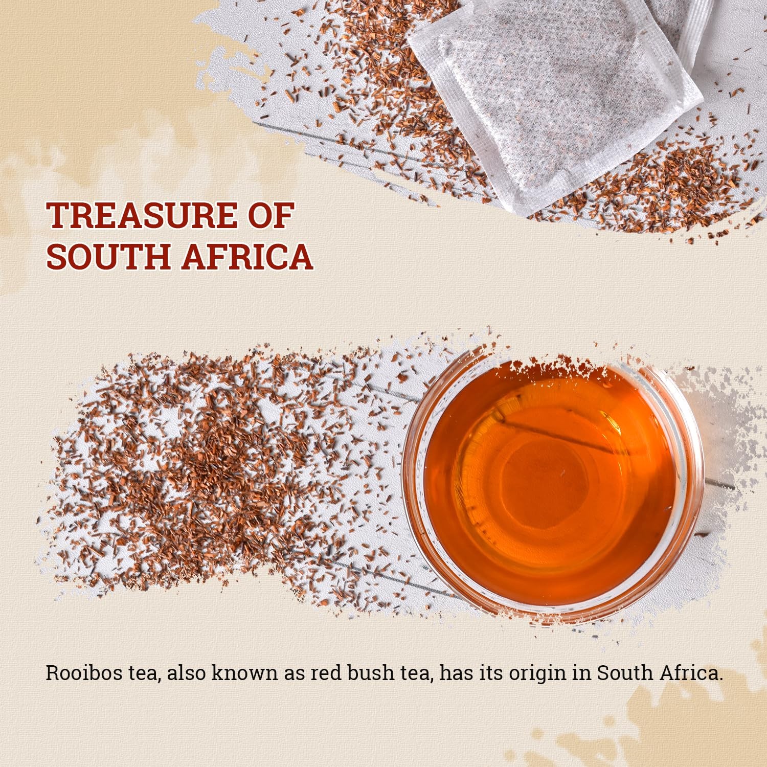 Rooibos Tea Organic, 100 Tea bags, Pure Premuim Rooibos Tea, Naturally Sweet …