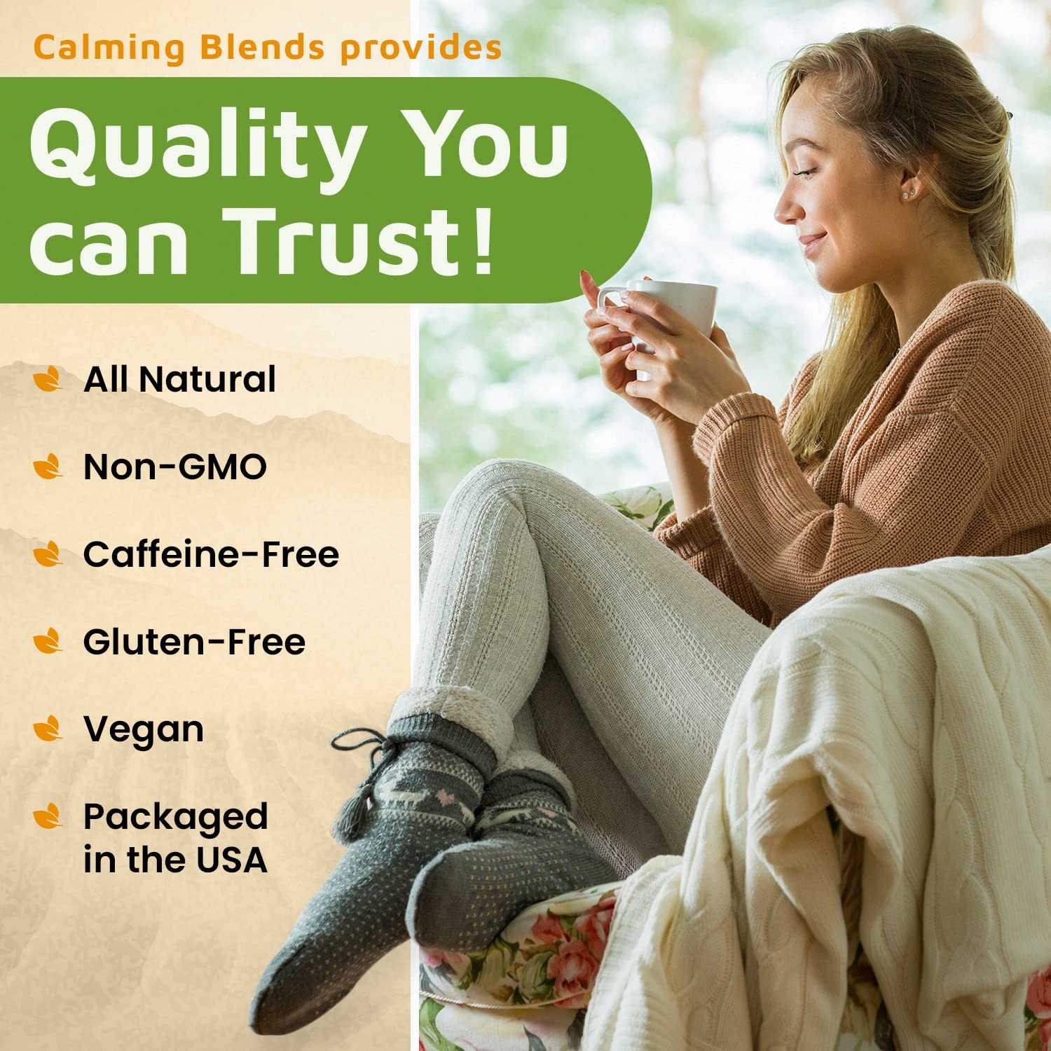 Calming Blends Diverticulitis Tea | Organic Loose Leaf 2 Ounce (Pack of 1)