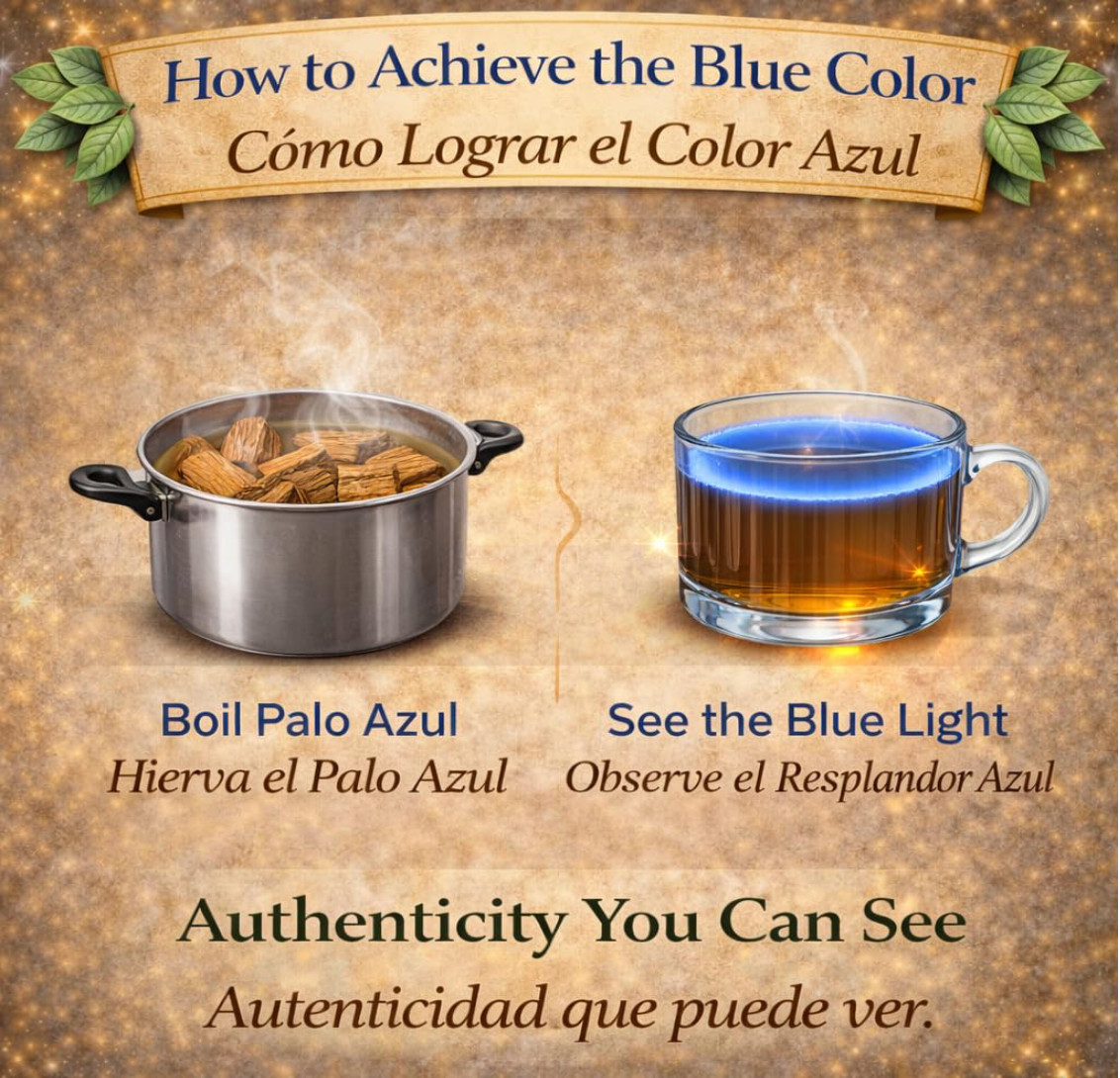 Palo Azul Herbal Tea (4 oz / 113g) – Authentic Kidneywood (Eysenhardtia…