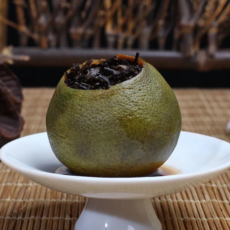 Xinhui Small Green Citrus Pu’er Tea, Dried Tangerine Tea Puer Citrus Flavor 100g