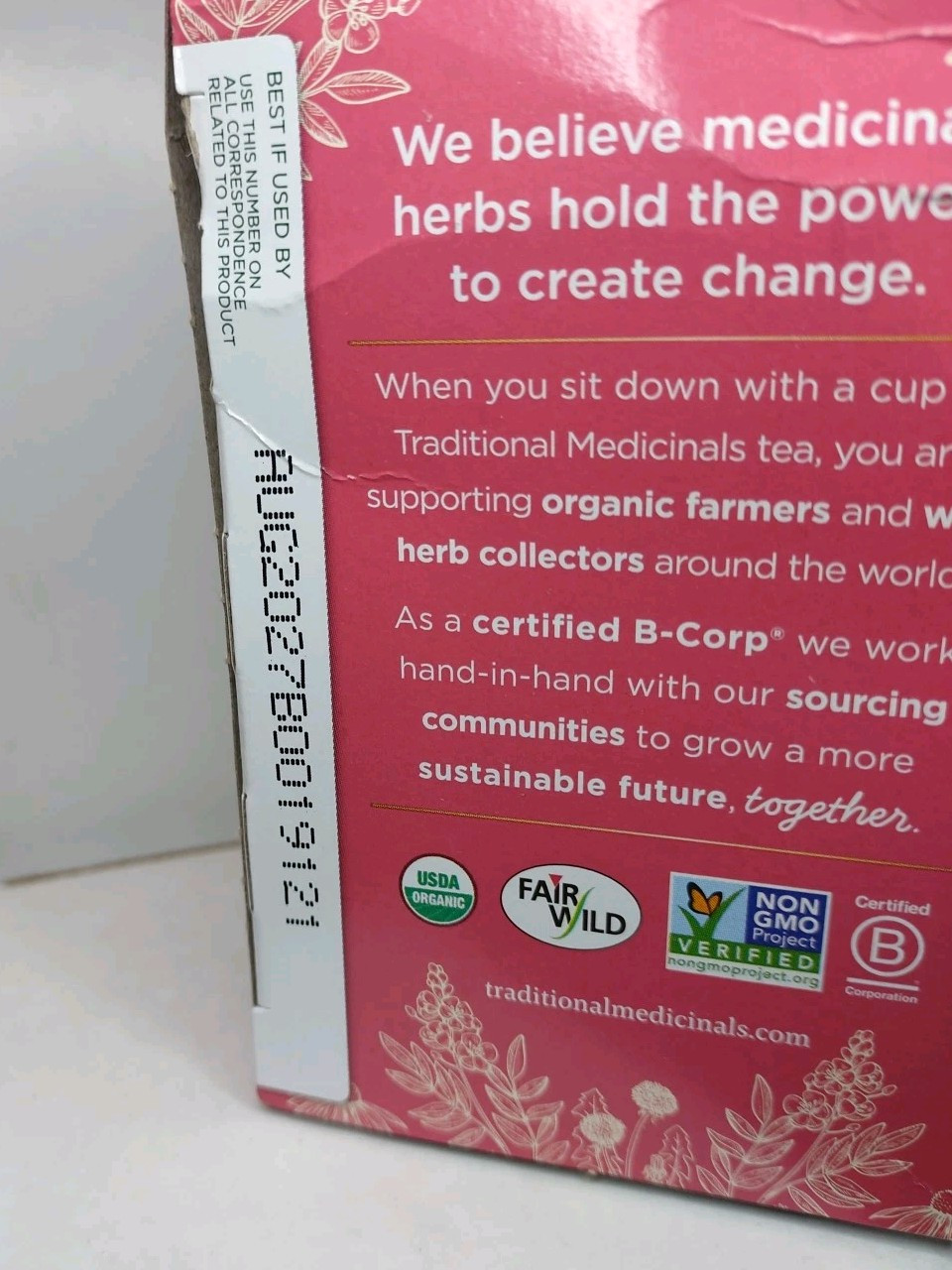 Traditional Medicinals Raspberry Leaf Tea 16 Ct Organic Pregnancy Herbal READ