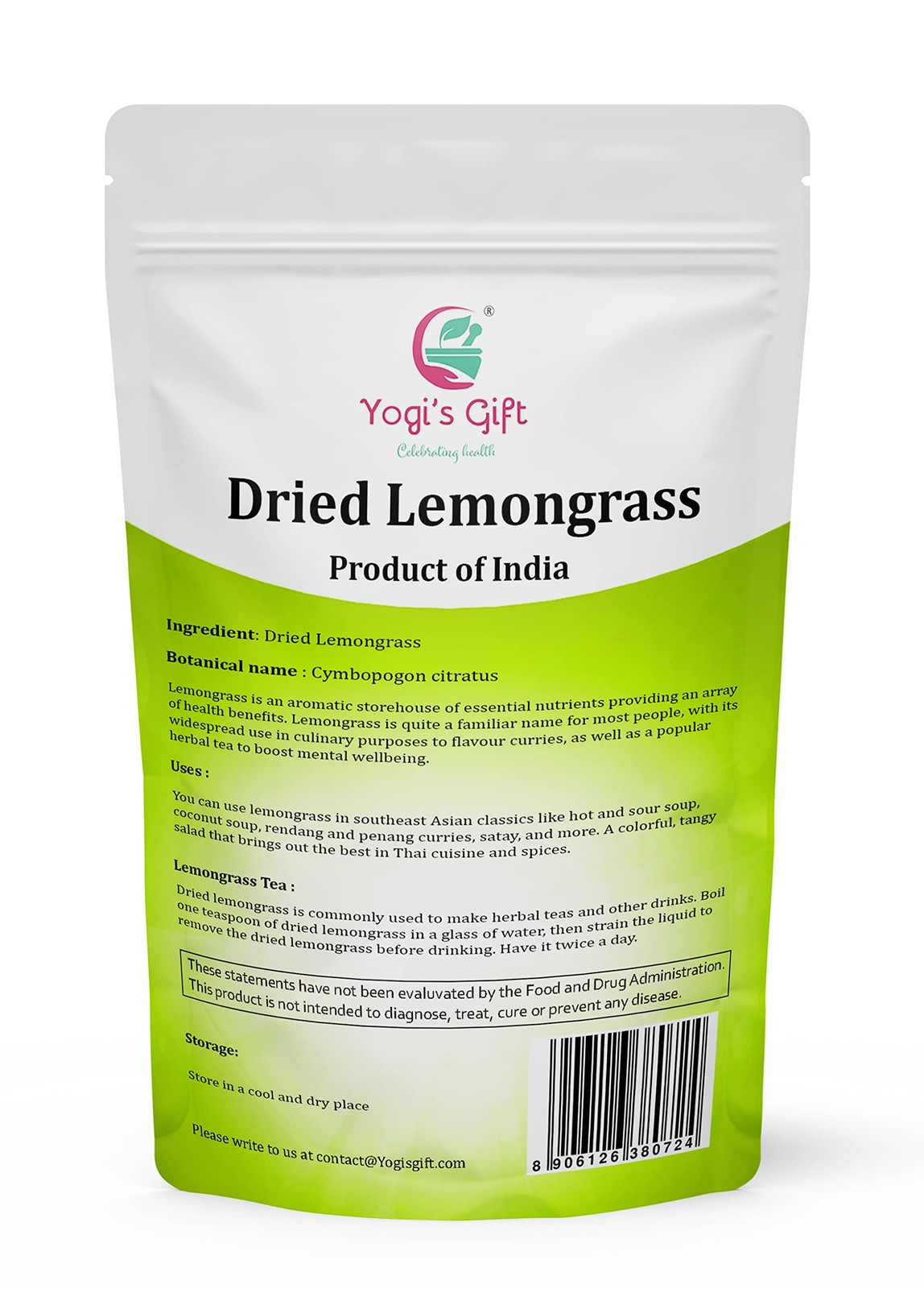 Dried Lemongrass 1 LB | Cut and Sifted Loose Leaf | Aroma Rich Lemon Grass | …