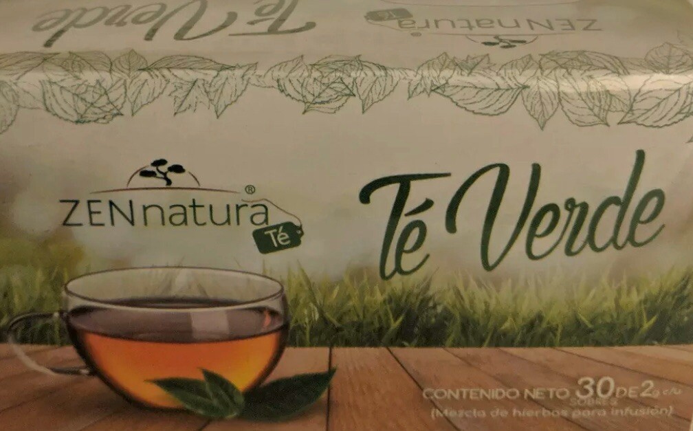 Te Verde 60 Tea Bags 100% Camellia Sinensis GREEN TEA