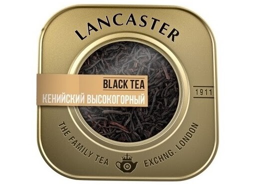 LANCASTER Black Tea KENYAN MOUNTAIN 75g METALIC GIFT TIN PACKAGING SEALED NEW