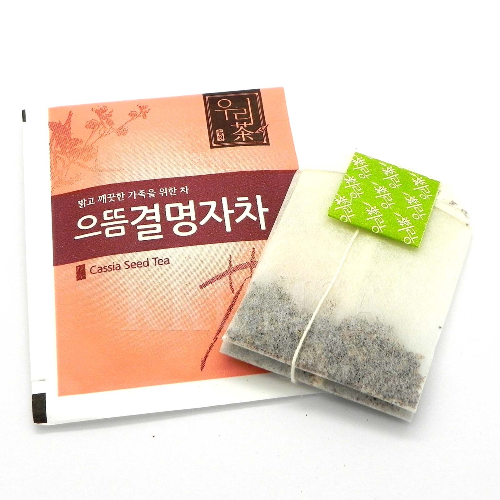100% Pure Natural Cassia Seed Tea 100 Tea bags improve vision /Produced in Korea