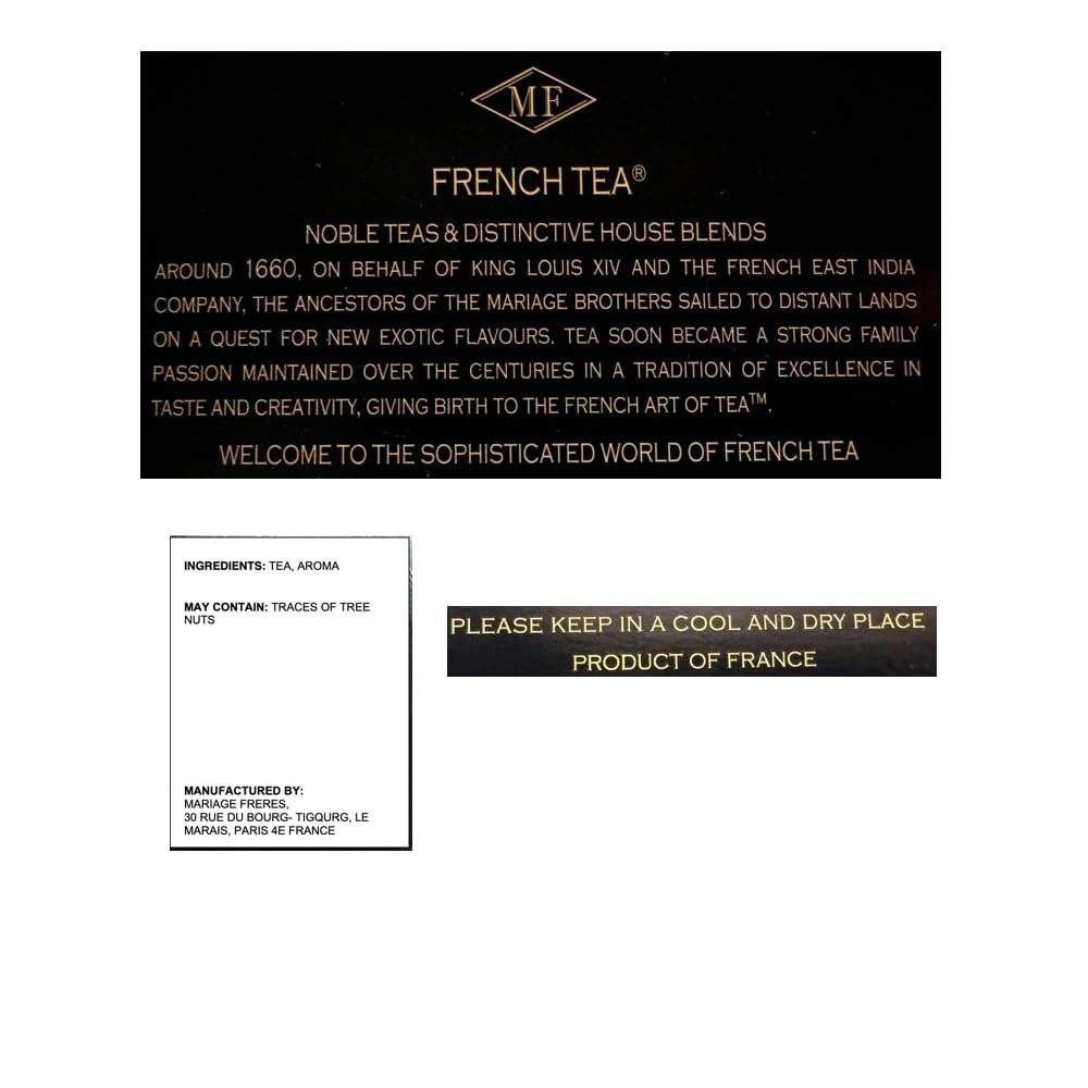 Mariage Freres Marco Polo Blend Loose Leaf Black Tea 3.5Oz Elegant Canister
