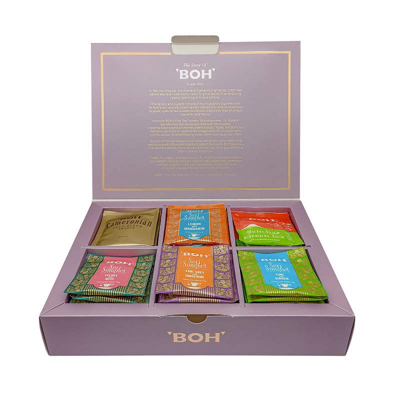 Tea BOH Signature Unique Flavours and Aromas 1 Box x 48 Sachets – DHL