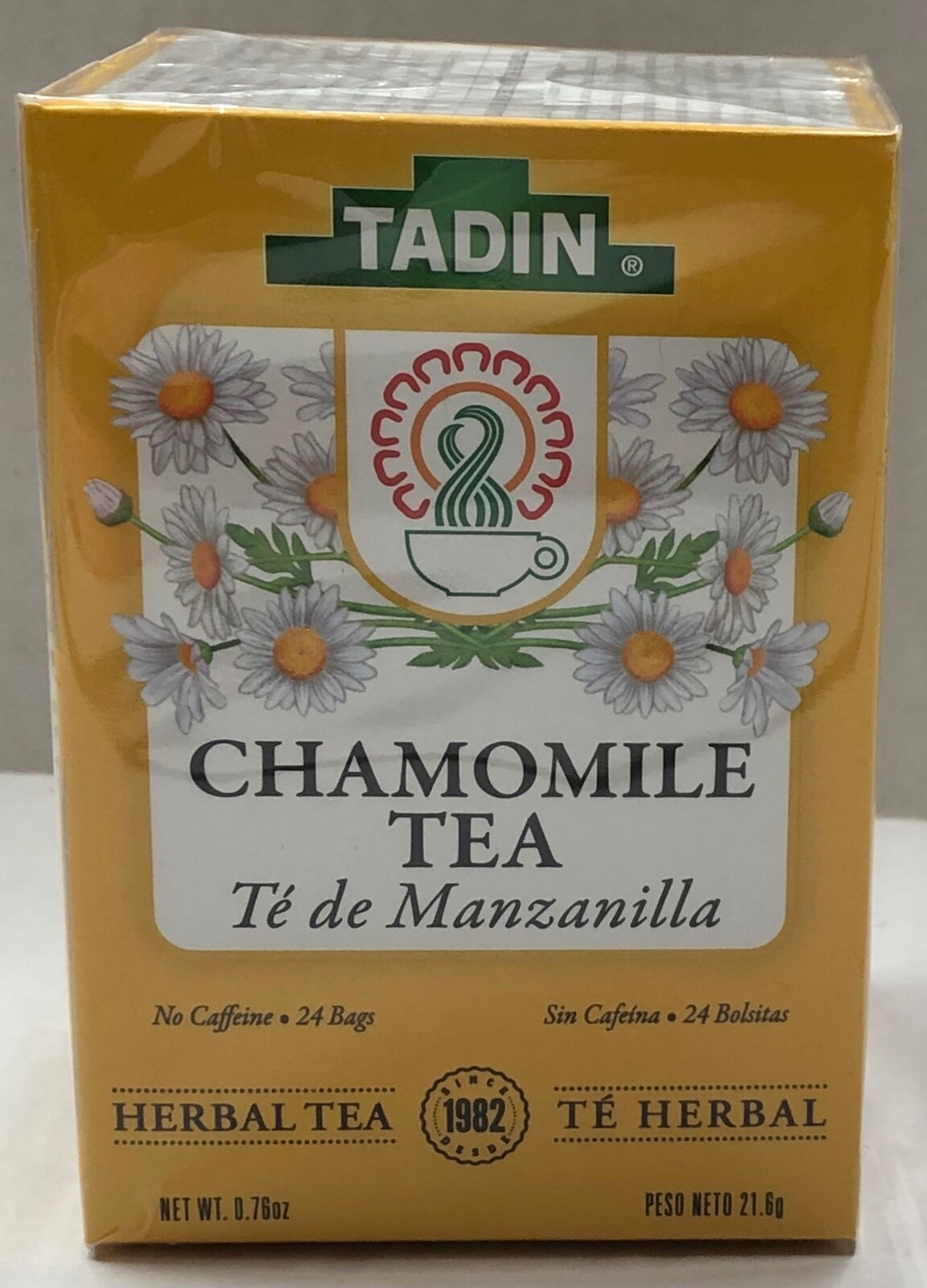 Tadin Chamomile Mint Herbal Tea No Caffeine 24 Bags