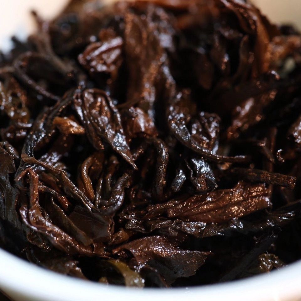Yunnan Puer Brick Tea 1992 Laobanzhang Pu-erh Ripe Tea Brick Aged Puerh Tea 250g