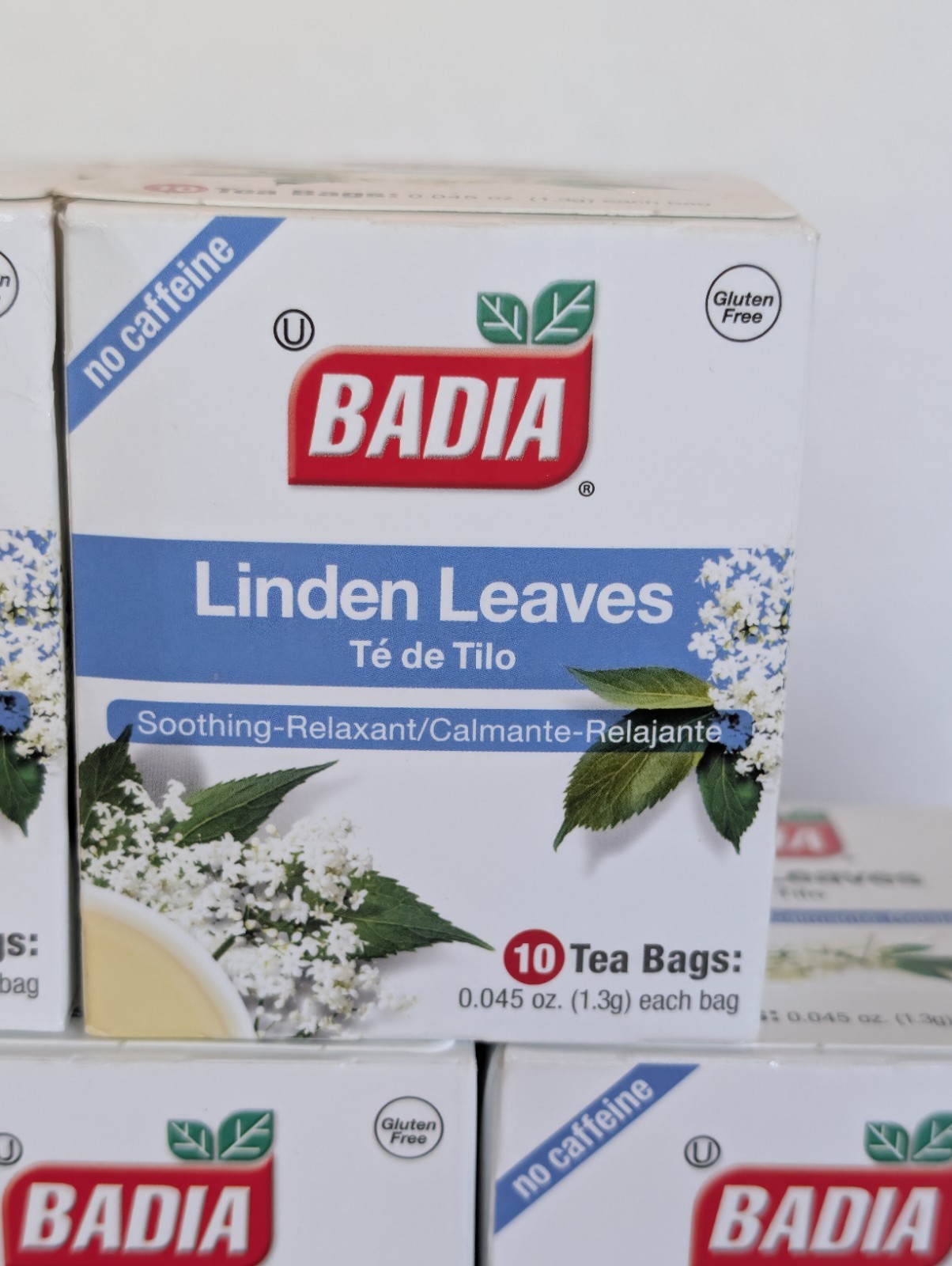 7 Boxes Badia Linden Leaves Soothing, Relaxant (70 Bags In Total) Te de Tilo