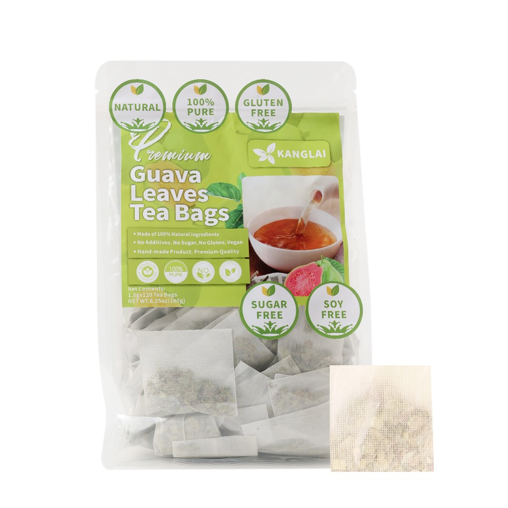 Guava Leavess Tea Bags 180 G Regulate Blood Sugar Improve Digestion Antioxidant