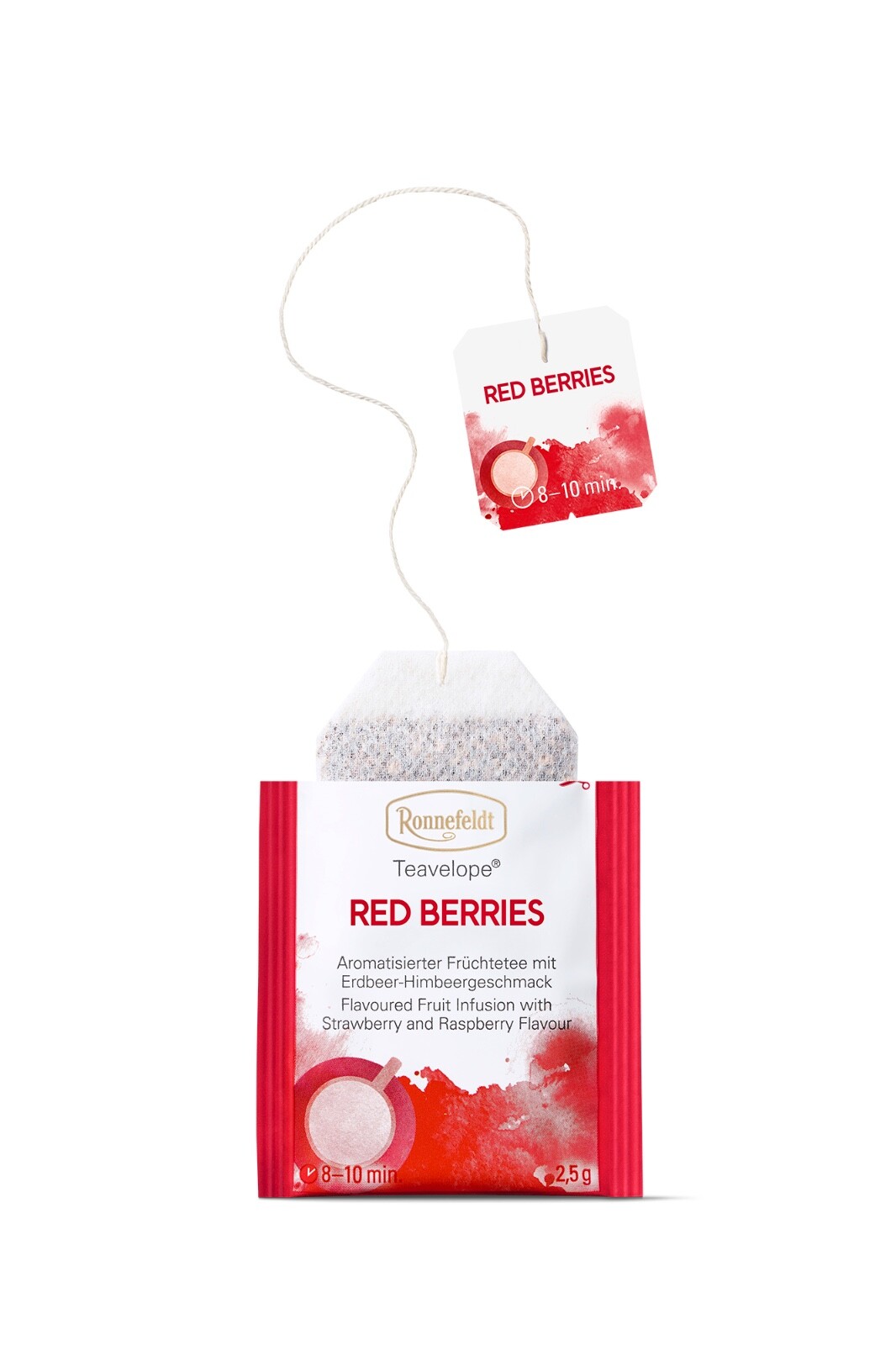 6 packs Ronnefeldt Teavelope® Red Berries (150 tea bags) Caffeine free. Fruity