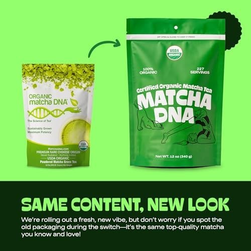 MATCHA DNA Certified Organic Matcha Green Tea Pure USDA Certified Organic Cul…