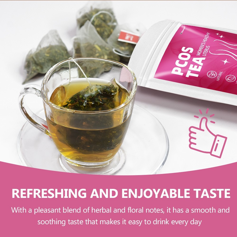 PCOS Herbal Tea–Hormone Balance Support –Natural Detox & Wellness – 20 Tea Bags