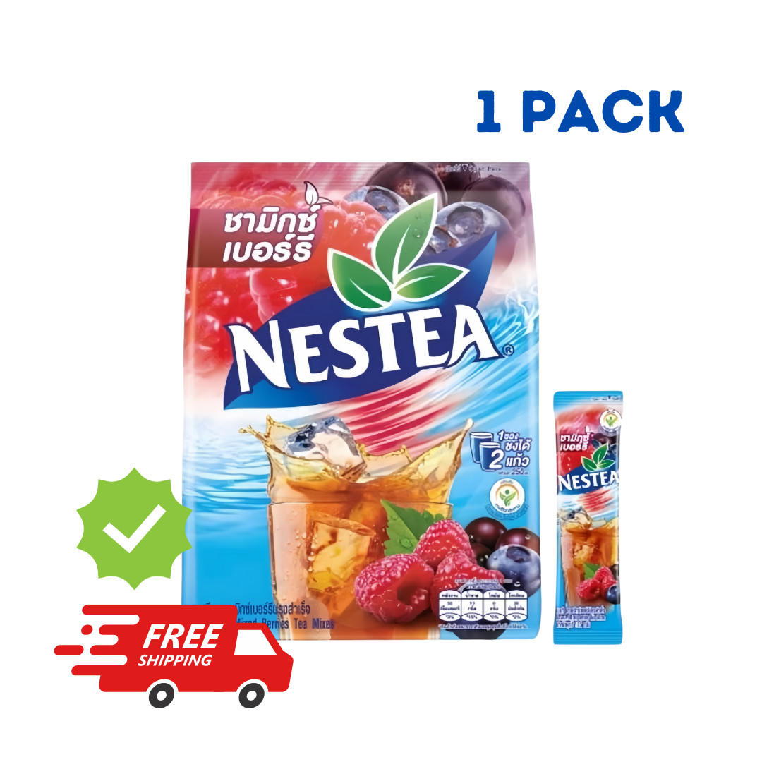 NESTEA Instant Mixed Berries Tea Mixes High Vitamin C 225g (12.5g x 18 sachets)