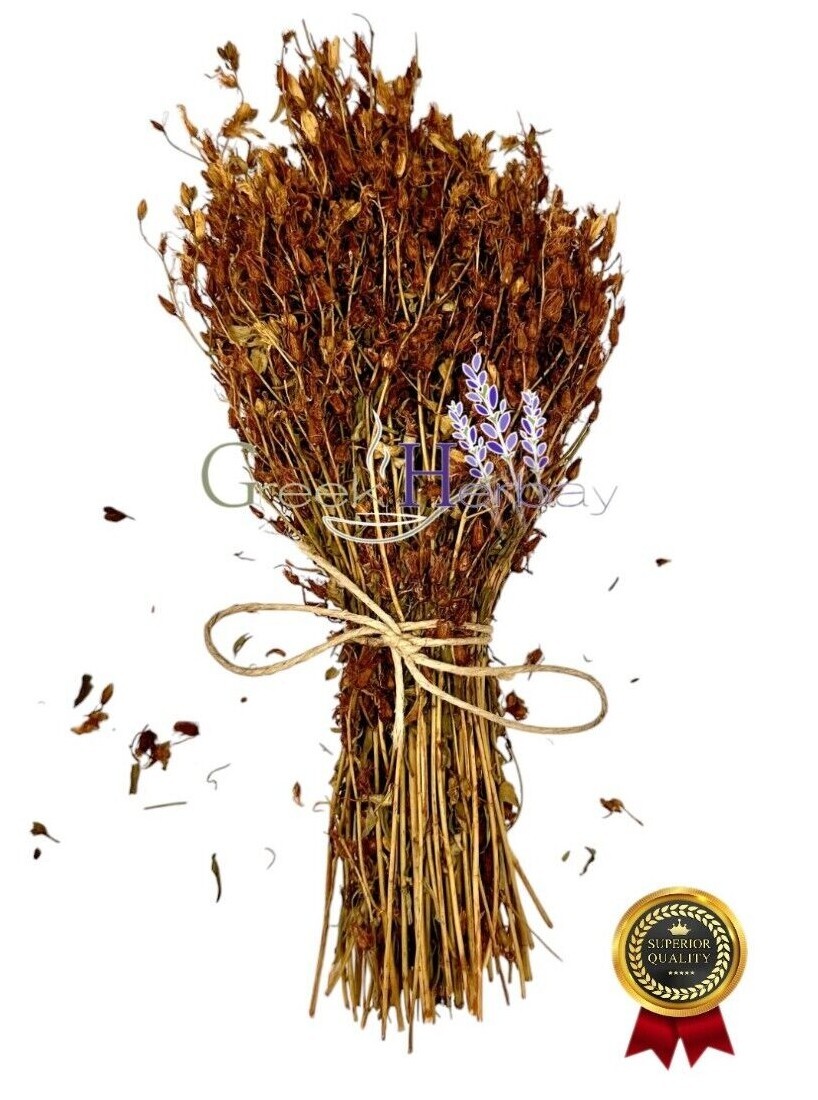 Greek St. John’s Wort Herbal Tea Whole Bunch 20g-4.9kg Hypericum Perforatum