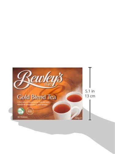 Bewley’s Award Winning Gold Blend Tea 80 Count Premium Irish Tea Bags