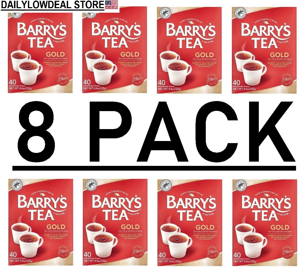 9 PACK – Barry’s Tea, Gold Blend, 40 Tea Bags (Total 360 Tea Bags) FAST SHIP!!