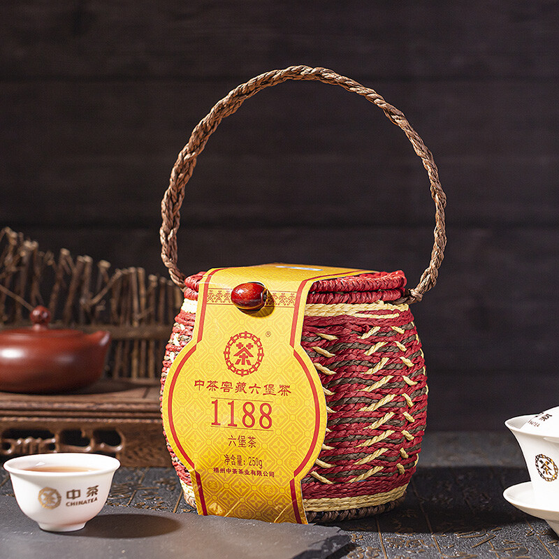 CHINA TEA Liubao 1188 1st Grade Liu Bao Hei Cha Dark Tea Liu Pao Loose Tea 250g