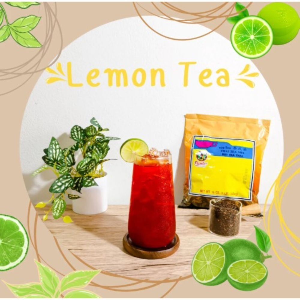 Original Thai Tea Mix Brand Pantai Thai Tea Leaves 16 oz/454g X 6 /Set