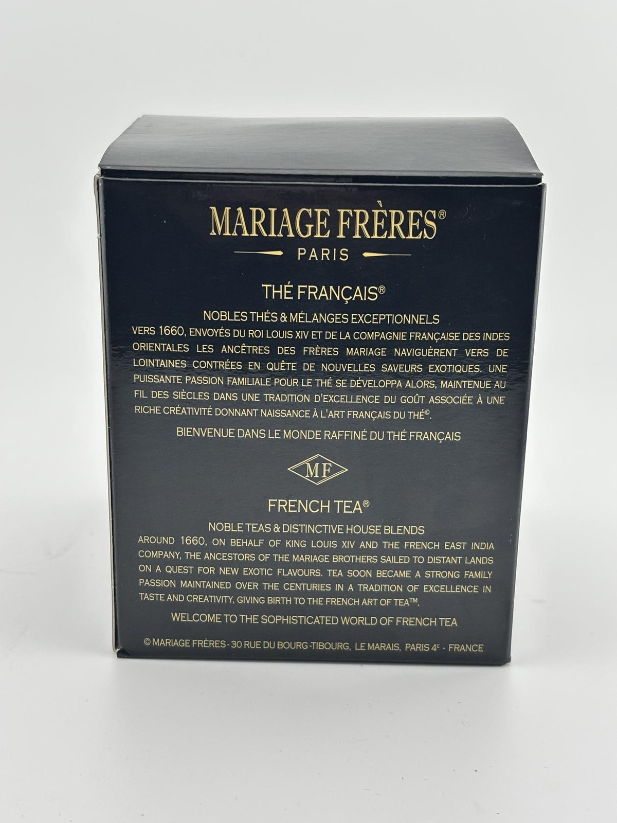 Mariage Frères Chai Tea 100g Tin Loose Leaf French Tea