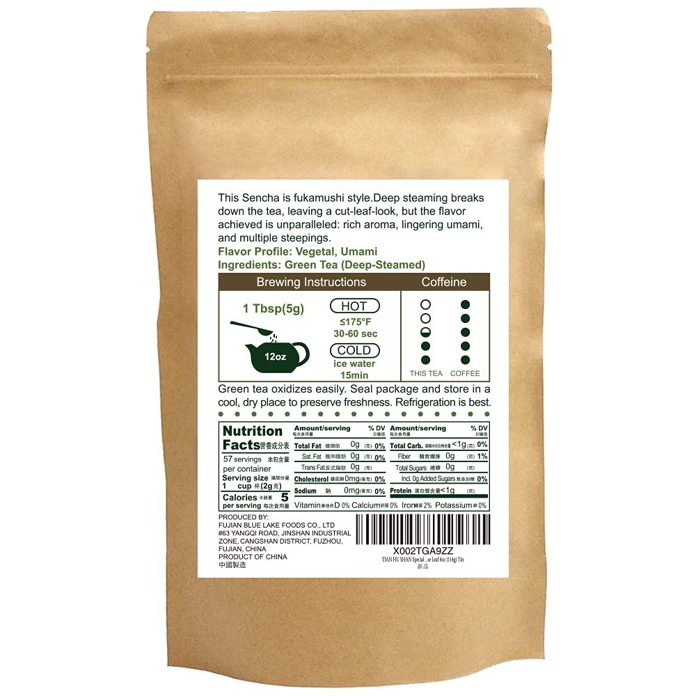 Japanese Sencha Green Tea 4oz Loose Leaf – Antioxidant Rich Delight