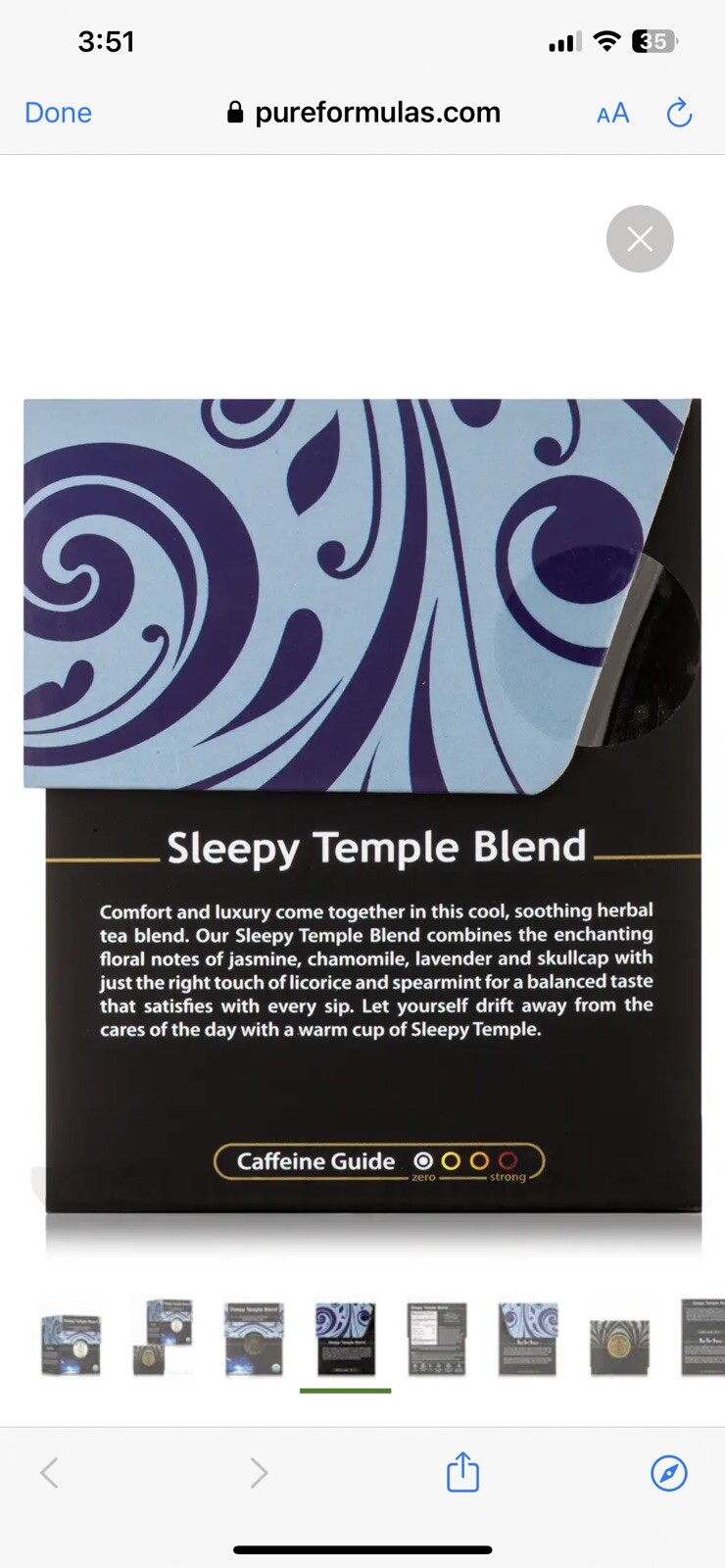 Organic Sleepy Temple Blend – OU Kosher, USDA Organic, CCOF Organic, 18 Bleac…