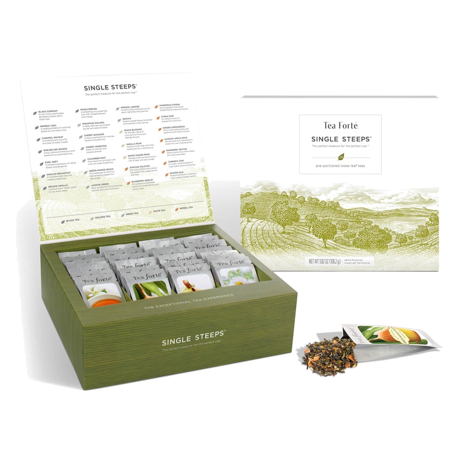 Tea Sampler Box – 28 Assorted Flavors