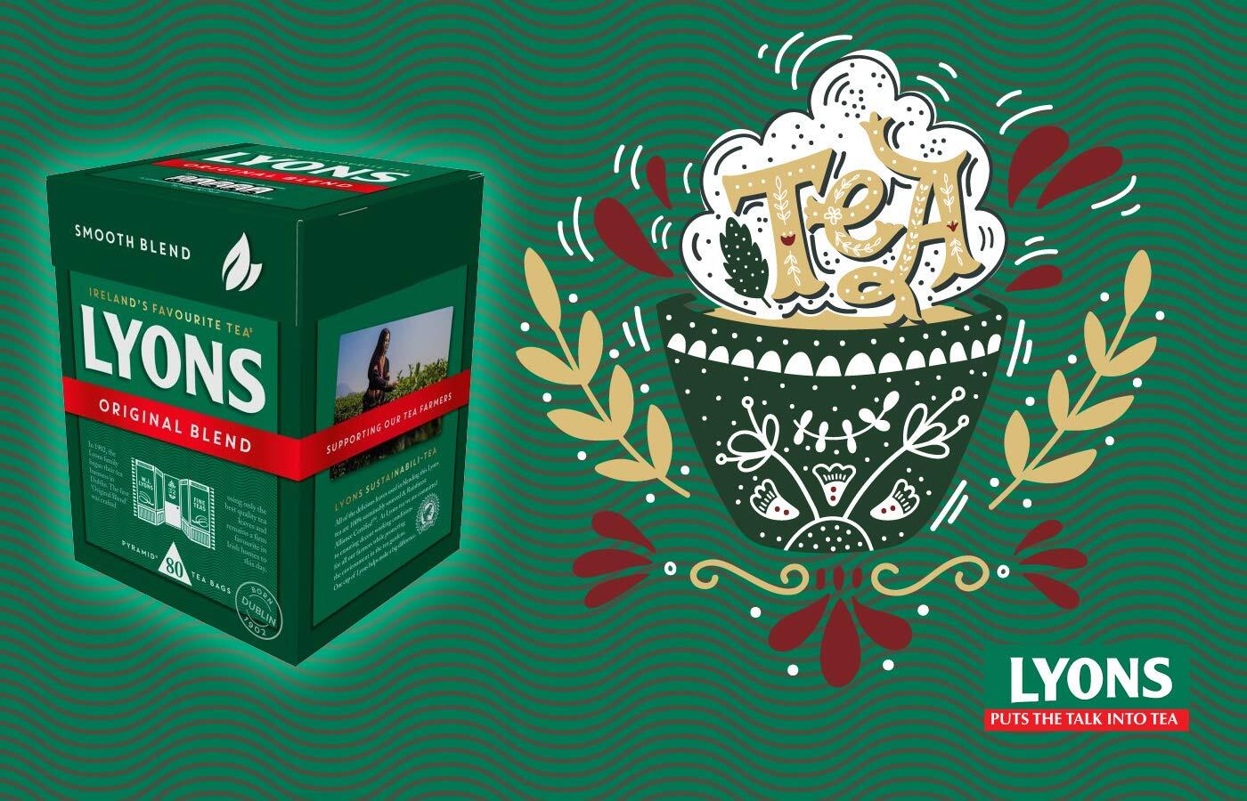 Original Blend Lyons Tea 80 Teabags