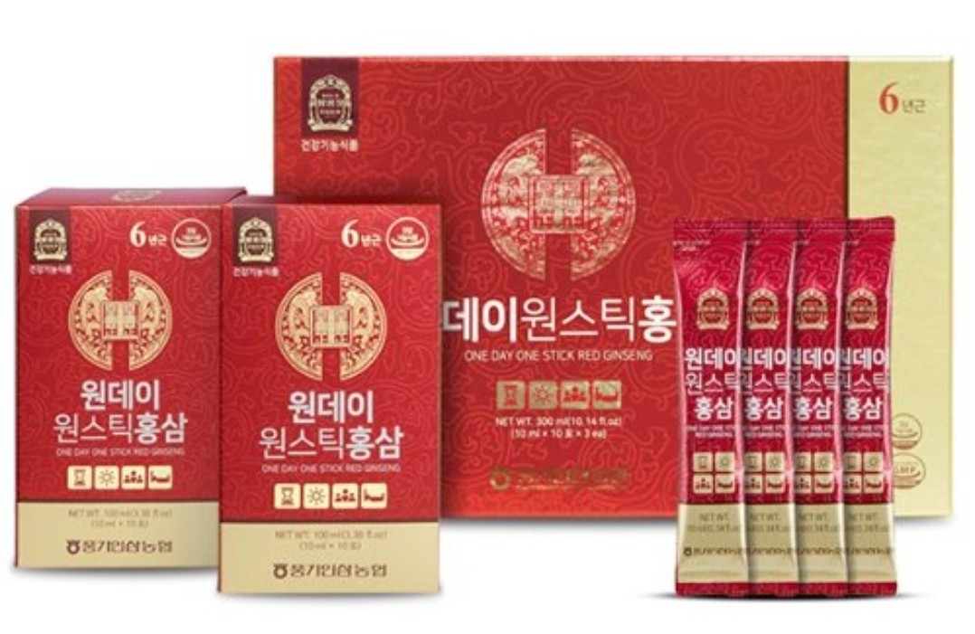 [Pung-gi Ginseng Nonghyup] Korean 6 Years Red Ginseng One Day Stick 10ml x 30 P