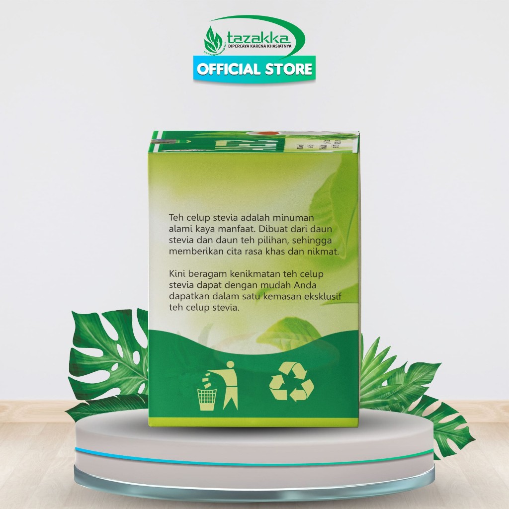 3x Stevia Leaf Herbal Tea Bags 50g (150g total) bundle aroma ritual flavor