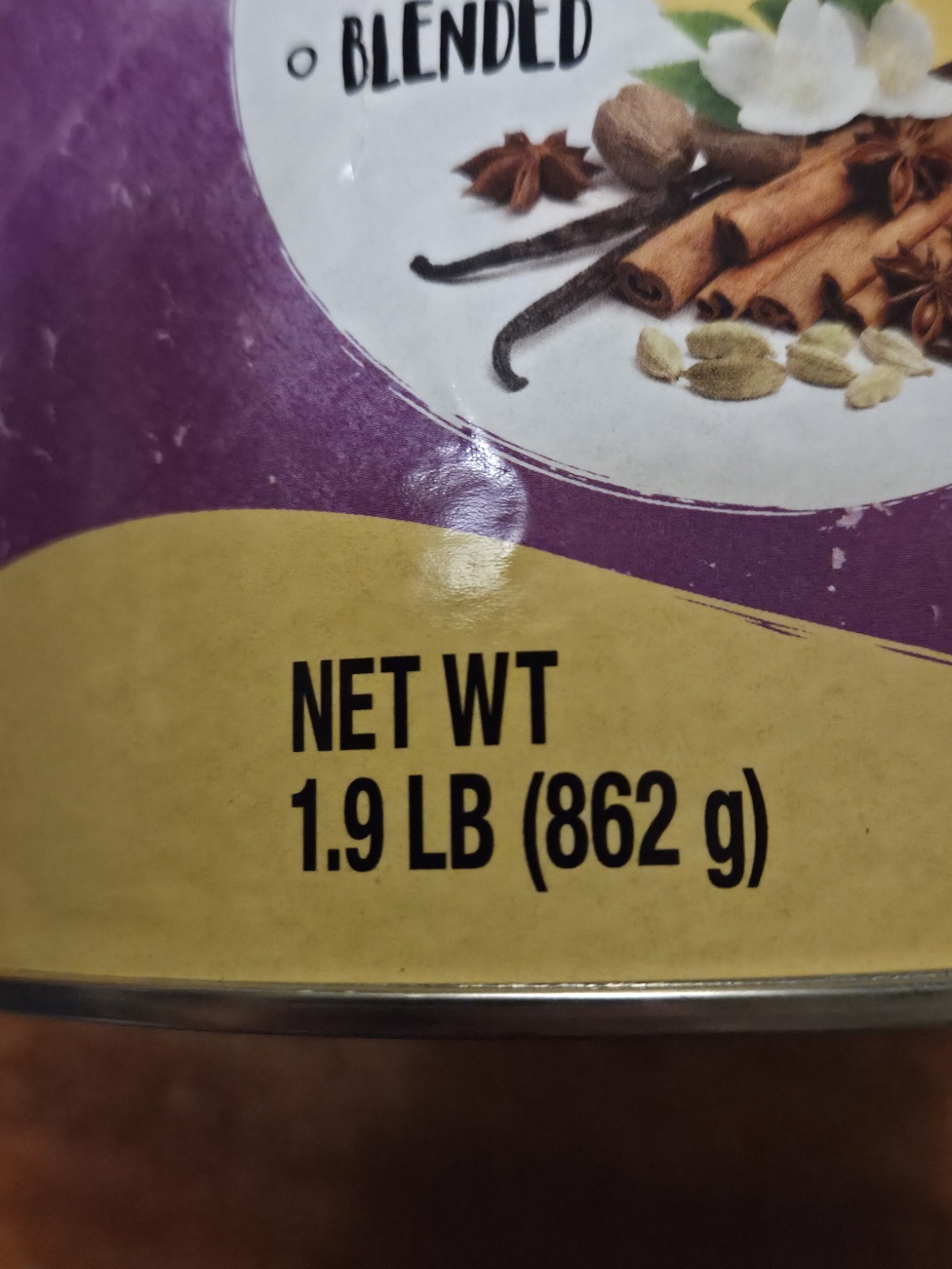 Big Train Vanilla Chai Tea Latte Beverage Mix, 1.9 Pound BB 8/2026