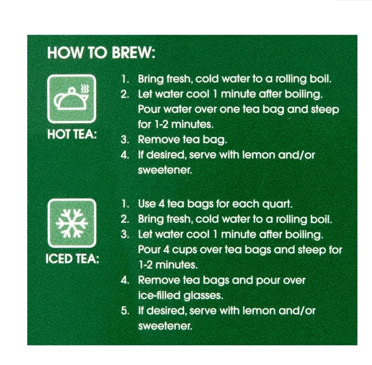 40 ct Green Tea Bags, Great Value, 2.5 oz
