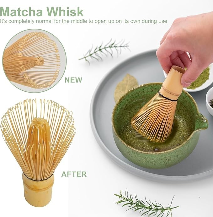 Japanese Bamboo Whisk Prongs Matcha Tea Ceremony Chasen Brush Made in Japan