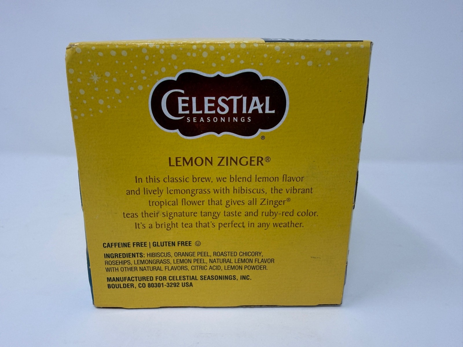 Celestial Seasonings Lemon Zinger Herbal Tea K-Cups 2-Pack 24ct BB12/26 FreeShip