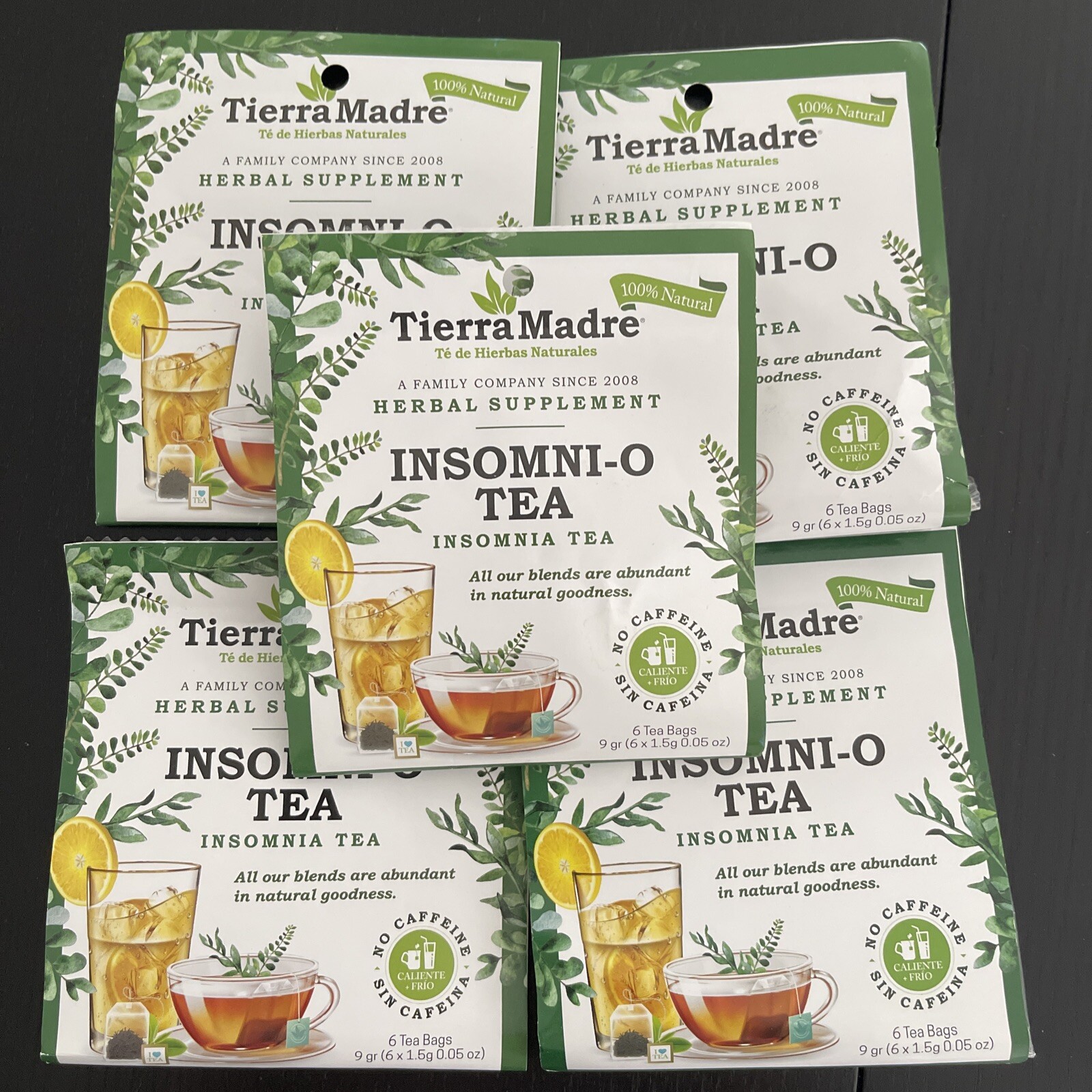 Tierra Madre Te De Hierbas Naturales Insomnia Tea (5 Pack)