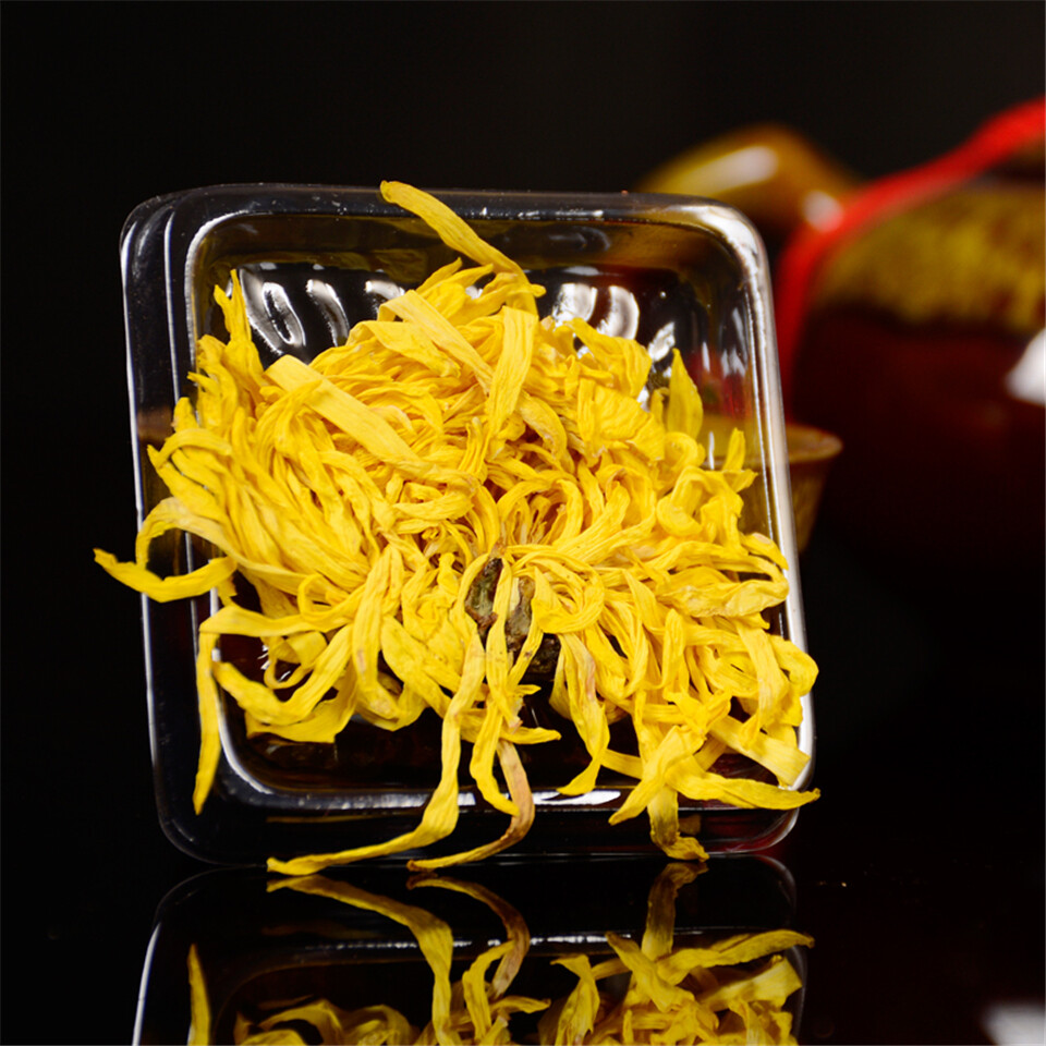 Premium Chrysanthemum Tea Gold Silk Healthy Flower Floral Herbal Tea 100 Pcs